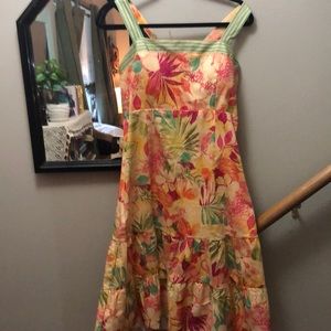 Bright a line dress